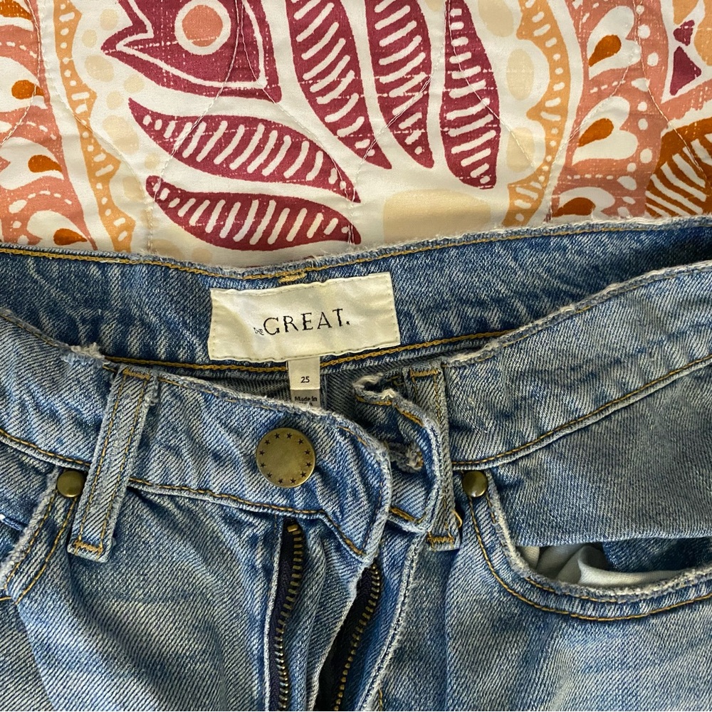 This is the great flares cropped denim